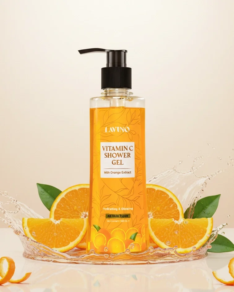 Lavino Vitamin C Shower Gel With Orange Extract (330 ml)